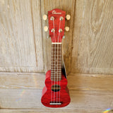 Ohana Sopranissimo O'Nina Red SK-08RD Laminate Willow Teenie Tiny Ukulele h995