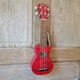 Ohana Sopranissimo O'Nina Red SK-08RD Laminate Willow Teenie Tiny Ukulele h995