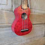 Ohana Sopranissimo O'Nina Red SK-08RD Laminate Willow Teenie Tiny Ukulele h995