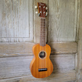 Ohana Soprano Starter Pack SK-10 Laminate Mahogany Ukulele Bag, Tuner, Strap, Button v000