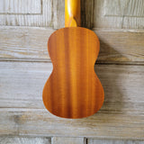 Ohana Soprano Starter Pack SK-10 Laminate Mahogany Ukulele Bag, Tuner, Strap, Button v000