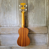 Ohana Soprano Starter Pack SK-10 Laminate Mahogany Ukulele Bag, Tuner, Strap, Button v002