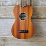 Ohana Soprano Starter Pack SK-10 Laminate Mahogany Ukulele Bag, Tuner, Strap, Button v004