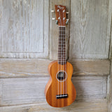 Ohana Soprano Starter Pack SK-10 Laminate Mahogany Ukulele Bag, Tuner, Strap, Button v007