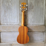 Ohana Soprano Starter Pack SK-10 Laminate Mahogany Ukulele Bag, Tuner, Strap, Button v007
