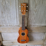 Ohana Soprano Starter Pack SK-10 Laminate Mahogany Ukulele Bag, Tuner, Strap, Button v008