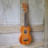 Ohana Soprano Starter Pack SK-10 Laminate Mahogany Ukulele Bag, Tuner, Strap, Button v008