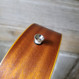 Ohana Soprano Starter Pack SK-10 Laminate Mahogany Ukulele Bag, Tuner, Strap, Button v008