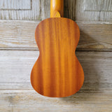 Ohana Soprano Starter Pack SK-10 Laminate Mahogany Ukulele Bag, Tuner, Strap, Button v009