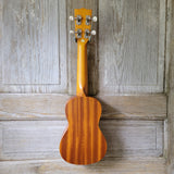 Ohana Soprano Starter Pack SK-10 Laminate Mahogany Ukulele Bag, Tuner, Strap, Button v010