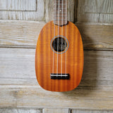 Ohana Soprano Pineapple Starter Pack PK-10 Lam Mahogany Ukulele Bag, Tuner, Strap, Button v014