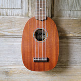 Ohana Soprano Pineapple Starter Pack PK-10 Lam Mahogany Ukulele Bag, Tuner, Strap, Button v015