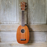 Ohana Soprano Pineapple Starter Pack PK-10 Lam Mahogany Ukulele Bag, Tuner, Strap, Button v016