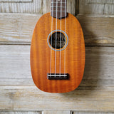 Ohana Soprano Pineapple Starter Pack PK-10 Lam Mahogany Ukulele Bag, Tuner, Strap, Button v016