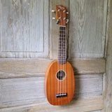 Ohana Soprano Pineapple Starter Pack PK-10 Lam Mahogany Ukulele Bag, Tuner, Strap, Button v016