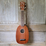 Ohana Soprano Pineapple Starter Pack PK-10 Lam Mahogany Ukulele Bag, Tuner, Strap, Button v017