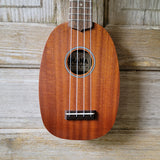 Ohana Soprano Pineapple Starter Pack PK-10 Lam Mahogany Ukulele Bag, Tuner, Strap, Button v017