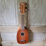 Ohana Soprano Pineapple Starter Pack PK-10 Lam Mahogany Ukulele Bag, Tuner, Strap, Button v017