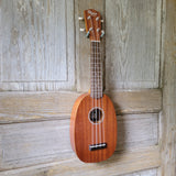 Ohana Soprano Pineapple Starter Pack PK-10 Lam Mahogany Ukulele Bag, Tuner, Strap, Button v017