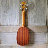 Ohana Soprano Pineapple Starter Pack PK-10 Lam Mahogany Ukulele Bag, Tuner, Strap, Button v017