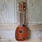 Ohana Soprano Pineapple Starter Pack PK-10 Lam Mahogany Ukulele Bag, Tuner, Strap, Button v018