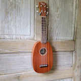 Ohana Soprano Pineapple Starter Pack PK-10 Lam Mahogany Ukulele Bag, Tuner, Strap, Button v018