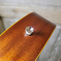 Ohana Tenor Starter Pack TK-10 Blem Laminate Mahogany Ukulele Bag, Tuner, Strap, Button v019