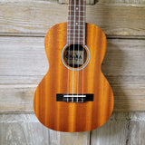 Ohana Tenor Starter Pack TK-10 Laminate Mahogany Ukulele Bag, Tuner, Strap, Button v020