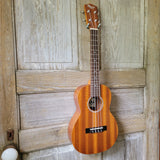 Ohana Tenor Starter Pack TK-10 Laminate Mahogany Ukulele Bag, Tuner, Strap, Button v020