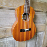 Ohana Tenor Starter Pack TK-10 Laminate Mahogany Ukulele Bag, Tuner, Strap, Button v020