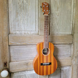 Ohana Tenor Starter Pack TK-10 Laminate Mahogany Ukulele Bag, Tuner, Strap, Button v021