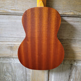 Ohana Tenor Starter Pack TK-10 Blem Laminate Mahogany Ukulele Bag, Tuner, Strap, Button v022