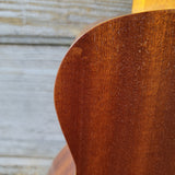 Ohana Tenor Starter Pack TK-10 Blem Laminate Mahogany Ukulele Bag, Tuner, Strap, Button v022