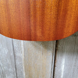Ohana Tenor Starter Pack TK-10 Blem Laminate Mahogany Ukulele Bag, Tuner, Strap, Button v023