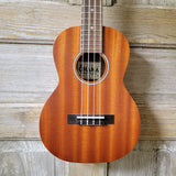 Ohana Tenor Starter Pack TK-10 Laminate Mahogany Ukulele Bag, Tuner, Strap, Button v024