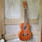 Ohana Tenor Starter Pack TK-10 Laminate Mahogany Ukulele Bag, Tuner, Strap, Button v024