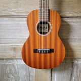 Ohana Tenor Starter Pack TK-10 Laminate Mahogany Ukulele Bag, Tuner, Strap, Button v027