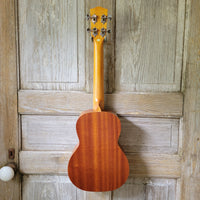 Ohana Tenor Starter Pack TK-10 Laminate Mahogany Ukulele Bag, Tuner, Strap, Button v029