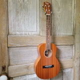 Ohana Tenor Starter Pack TK-10 Laminate Mahogany Ukulele Bag, Tuner, Strap, Button v030