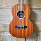 Ohana Tenor Starter Pack TK-10 Laminate Mahogany Ukulele Bag, Tuner, Strap, Button v031