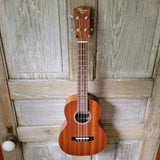 Ohana Tenor Starter Pack TK-10 Laminate Mahogany Ukulele Bag, Tuner, Strap, Button v031
