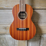 Ohana Tenor Starter Pack TK-10 Laminate Mahogany Ukulele Bag, Tuner, Strap, Button v031