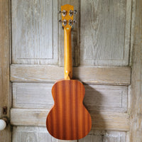 Ohana Tenor Starter Pack TK-10 Laminate Mahogany Ukulele Bag, Tuner, Strap, Button v031