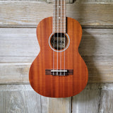 Ohana Tenor Starter Pack TK-10 Laminate Mahogany Ukulele Bag, Tuner, Strap, Button v033