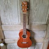 Ohana Tenor Starter Pack TK-10 Laminate Mahogany Ukulele Bag, Tuner, Strap, Button v034
