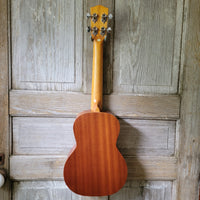 Ohana Tenor Starter Pack TK-10 Laminate Mahogany Ukulele Bag, Tuner, Strap, Button v034