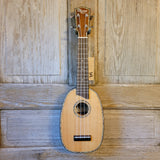 Ohana Soprano Pineapple PK-70G All Solid Spruce / Mahogany Ukulele v042
