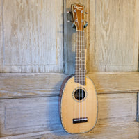 Ohana Soprano Pineapple PK-70G All Solid Spruce / Mahogany Ukulele v042