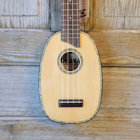 Ohana Soprano Pineapple PK-70G All Solid Spruce / Mahogany Ukulele v043