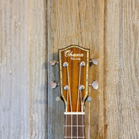 Ohana Soprano Pineapple PK-70G All Solid Spruce / Mahogany Ukulele v043